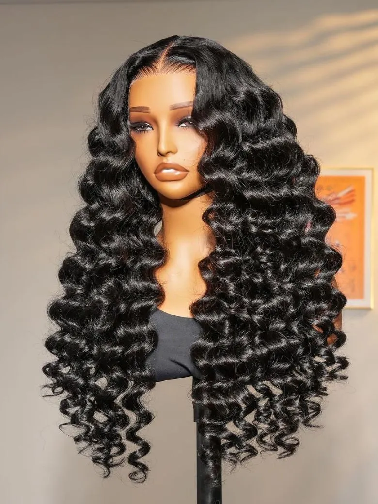 [Limited Time] UNice 13x4 Pre-Everything™ Lace Frontal Natural Black Loose Deep Wave Wig & Invisible Knots
