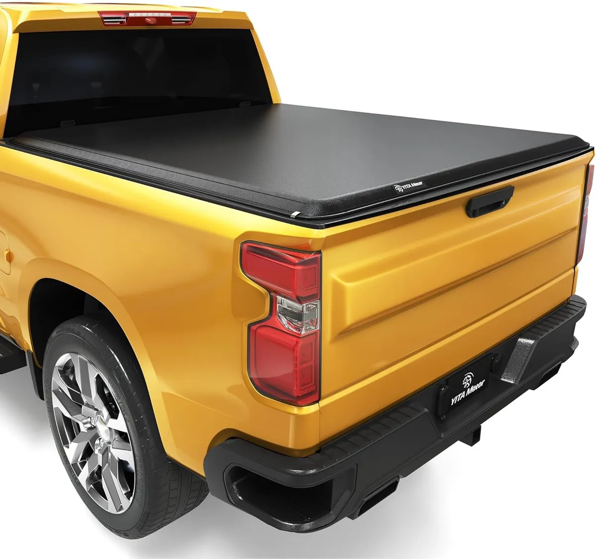 YITAMOTOR® 2020-2026 Chevy Silverado/GMC Sierra 2500 3500 HD Soft Roll Up Tonneau Cover, Fleetside 6.9 ft Bed