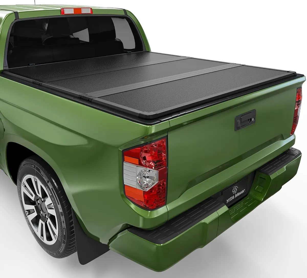 Tailored FRP Hard Tri-Fold Truck Bed Tonneau Cover Fits for Toyota Tundra 2022-2026 5.5ft Bed (Excl. Trail Edition) with Deck Rail System