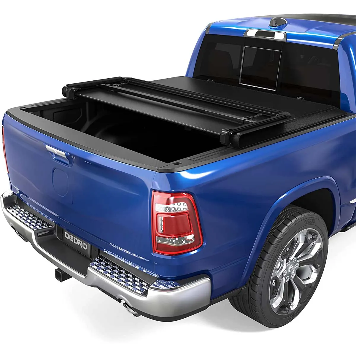 OEDRO 5.6Ft Soft Tri-Fold Truck Bed Tonneau Cover Fits for Dodge Ram 1500 2009-2025 (Incl. Classic & New), 5.6 Feet Bed (67") Without Rambox