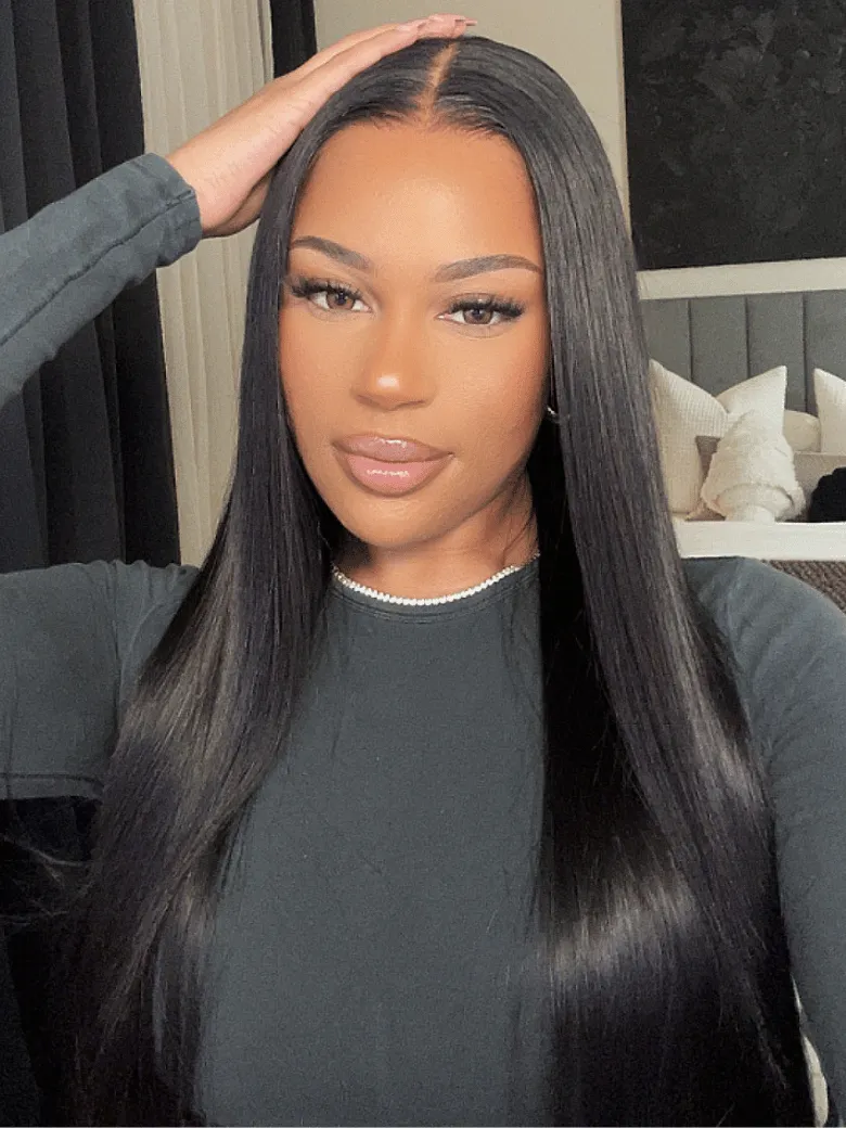 [From 22"]Chic Everyday Sophistication Straight Hair 13x4 Ear To Ear Pre-Everything Lace Front Wig