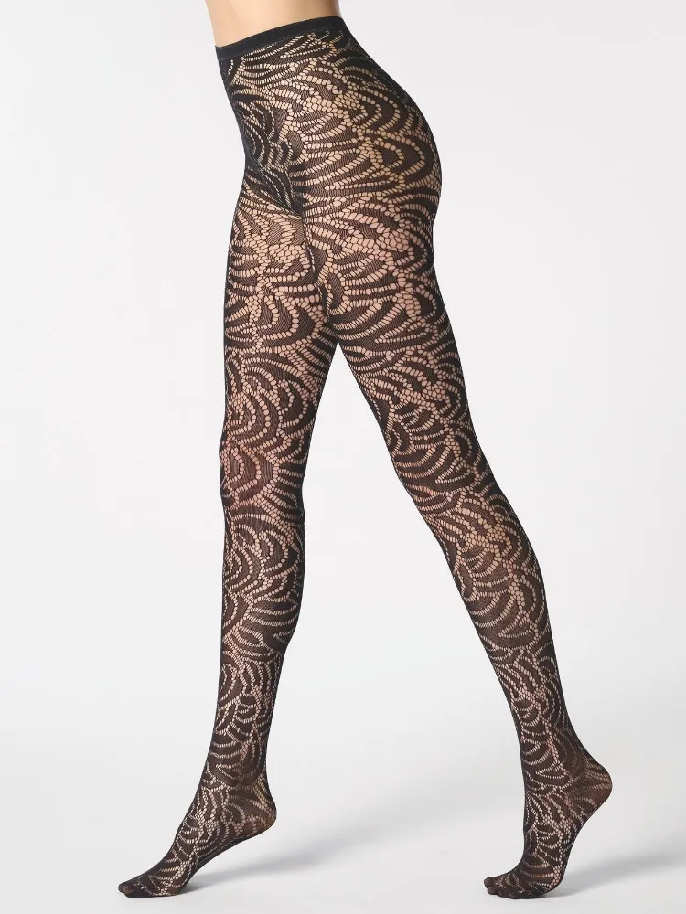 Oroblu Art Floral Net Tights