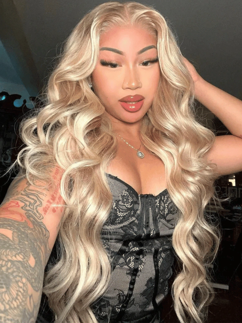 [24"=$129]13x4 Pre-Everything™ Lace Front Body Wave Glossy Blonde Wig 150% Density US Only
