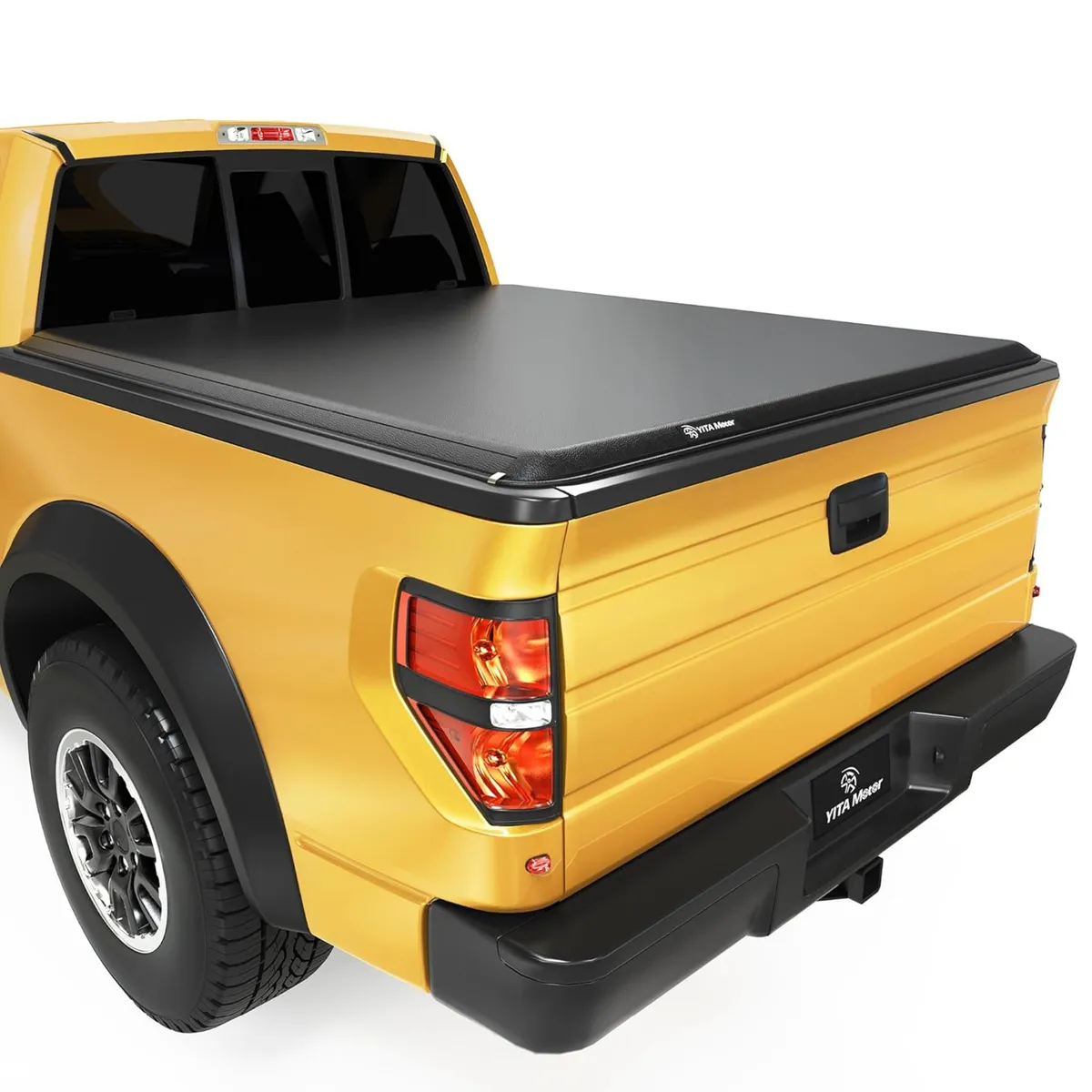 YITAMOTOR® 2009-2014 Ford F-150 (Excl. Raptor Series) 6.5 ft Bed Soft Roll Up Truck Bed Tonneau Cover