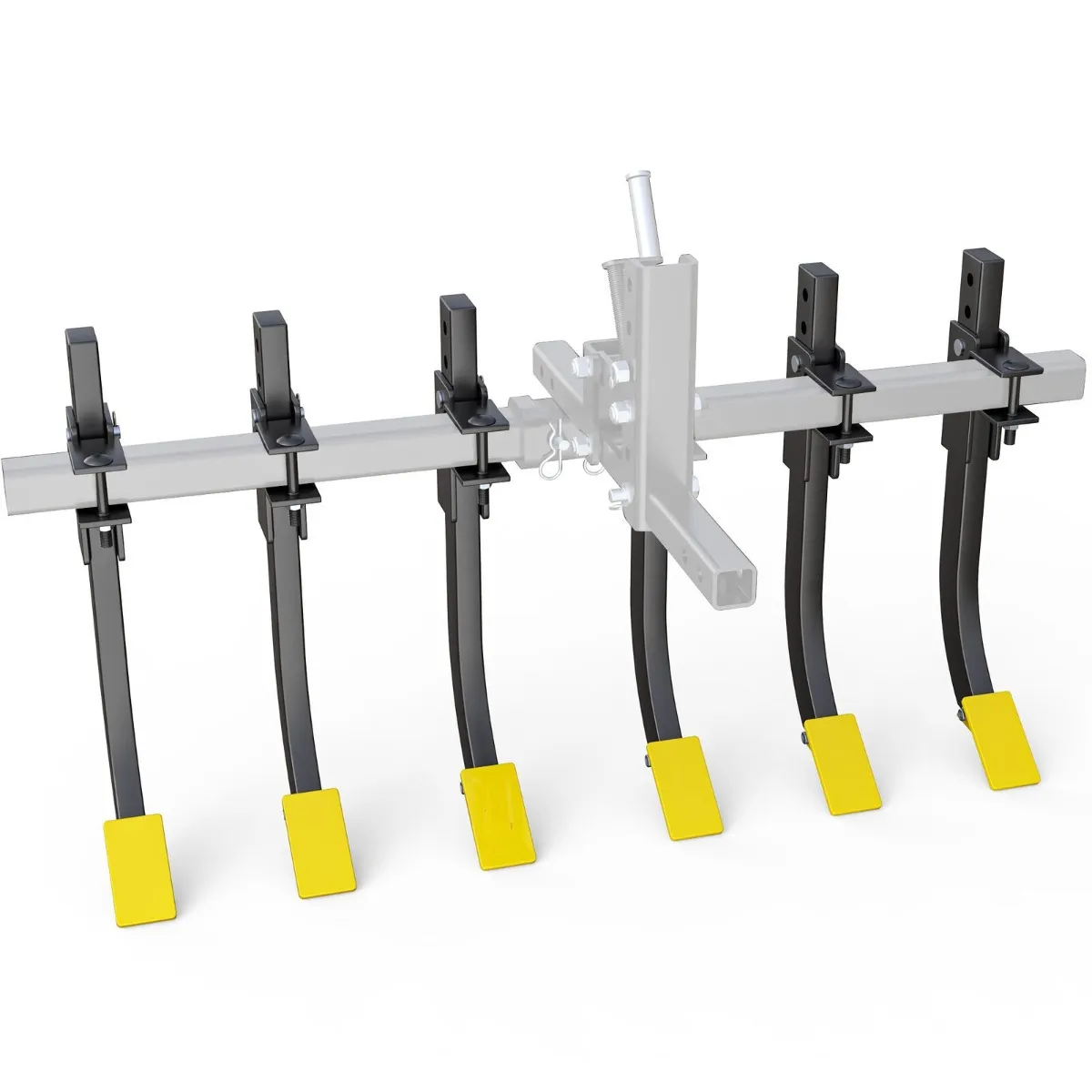 YITAMOTOR® Detachable Cultivator Manual Implement 6 Scarifier Shanks Fit For ATV/UTV Steel