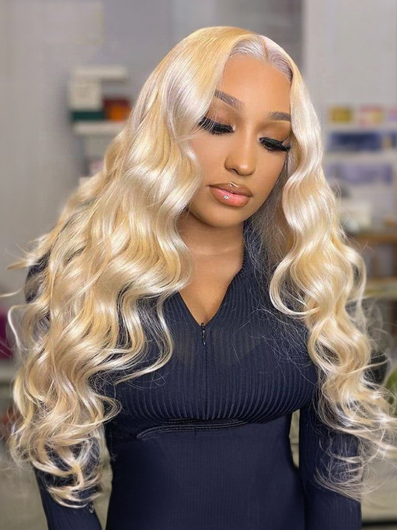 [22"=$119] 13x4 Pre Everything Lace Front Body Wave Ash Blonde Summer Color