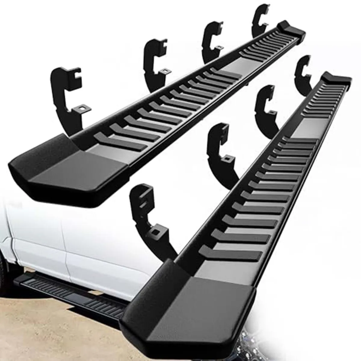 6 Inches Running Boards for 2019-2026 Chevy Silverado/GMC Sierra 1500 Crew Cab, 2020-2026 2500HD 3500HD Crew Cab Side Steps (Excl. 2019 1500 LD)