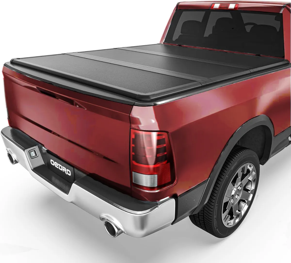 OEDRO Hard Tri-fold 5FT Tonneau Cover Fold Truck Bed Covers Compatible with 2016-2023 Toyota Tacoma (Excl. Trail Edition) with 5 Feet Bed with Tacoma