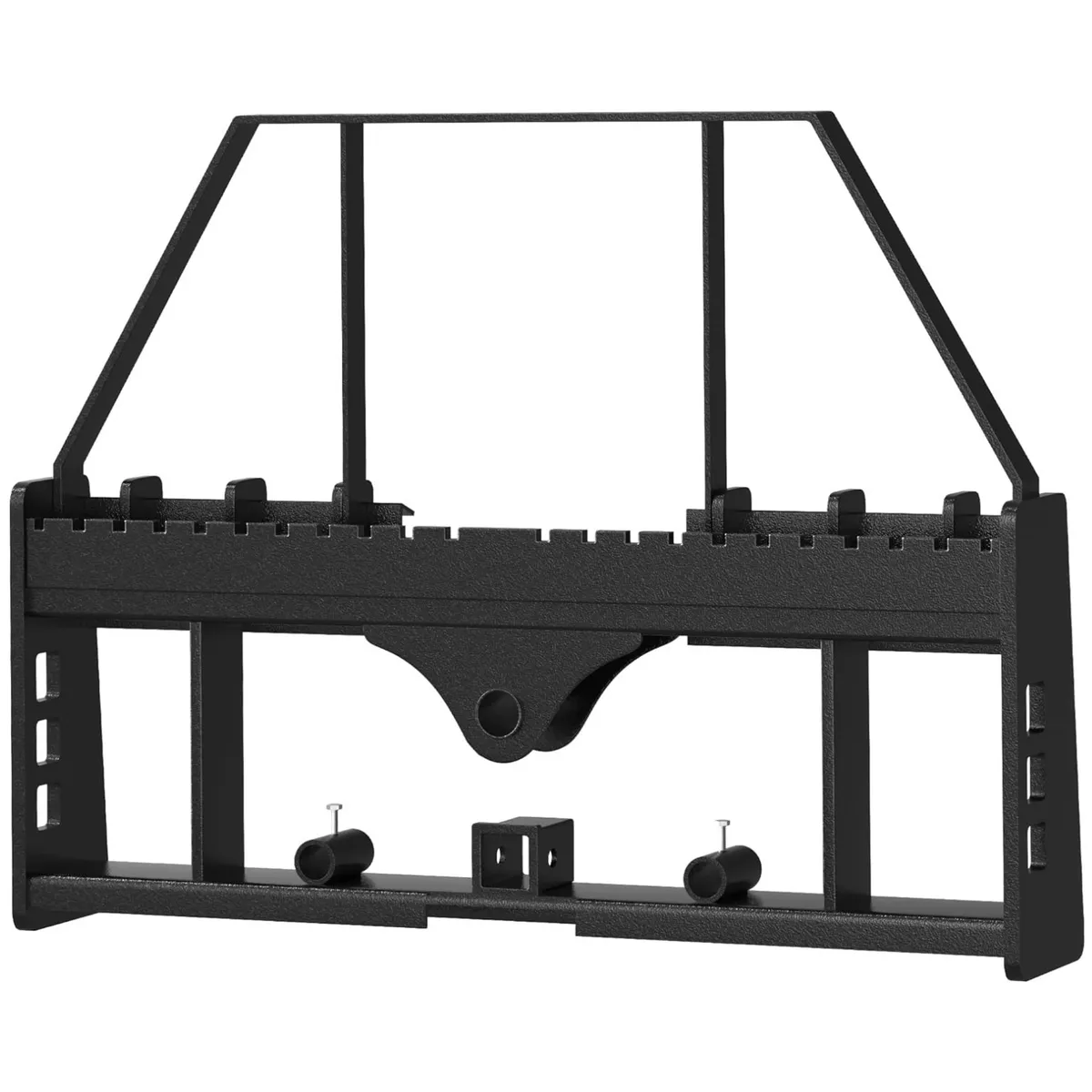 YITAMOTOR® 2500lbs Pallet Fork Frame Attachment, 45" Skid Steer Pallet Fork Frame with 2" Hitch Receiver & Spear Sleeves for Loaders Tractors Quick Ta