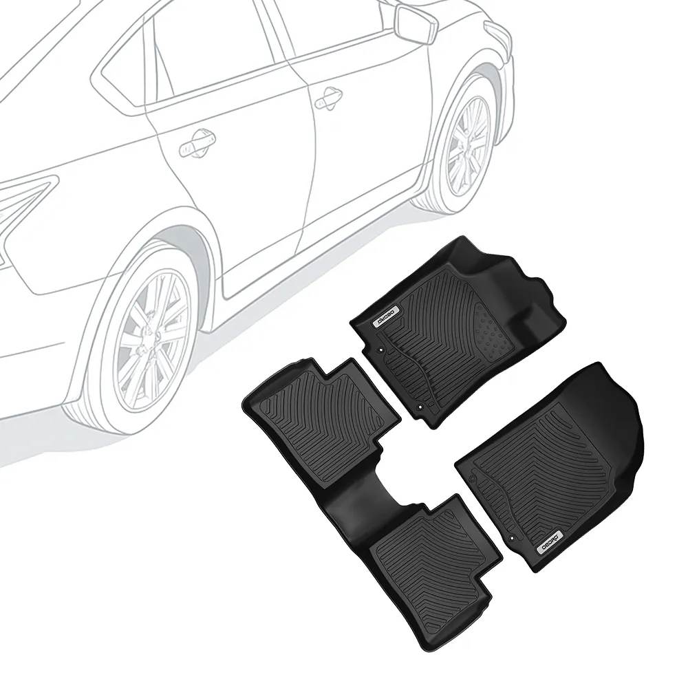 OEDRO Floor Mats for 2014-2015 Nissan Altima & 2016-2020 Maxima, All-Weather Guard TPE Full Set Floor Liners