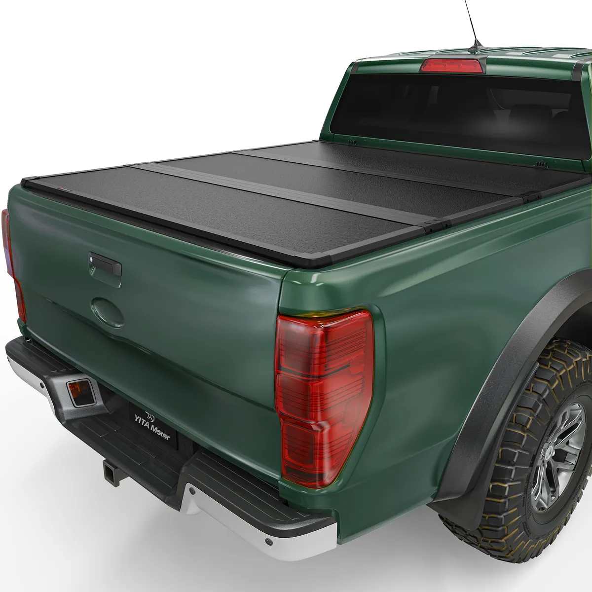 YITAMOTOR® Hard Tri-fold Truck Bed Tonneau Cover Compatible with 2022 2023 2024 2025 2026 Ford Maverick | 4.6'  Bed