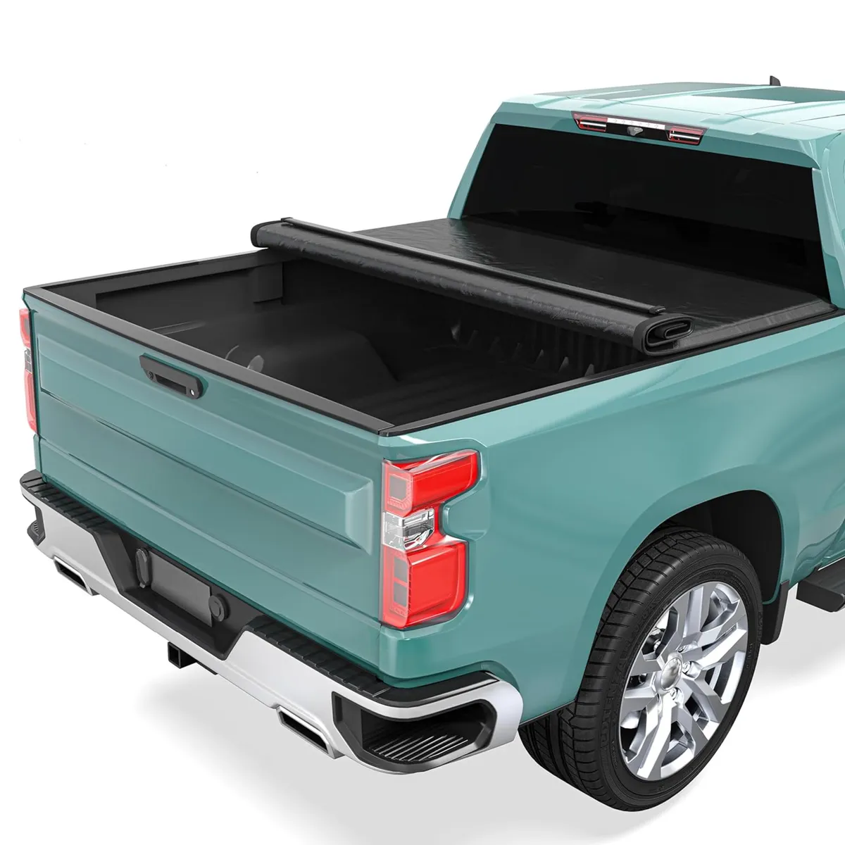 YITAMOTOR® 5.8 ft Tonneau Cover Soft Roll Up for 2007-2026 Chevrolet Silverado/GMC Sierra 1500