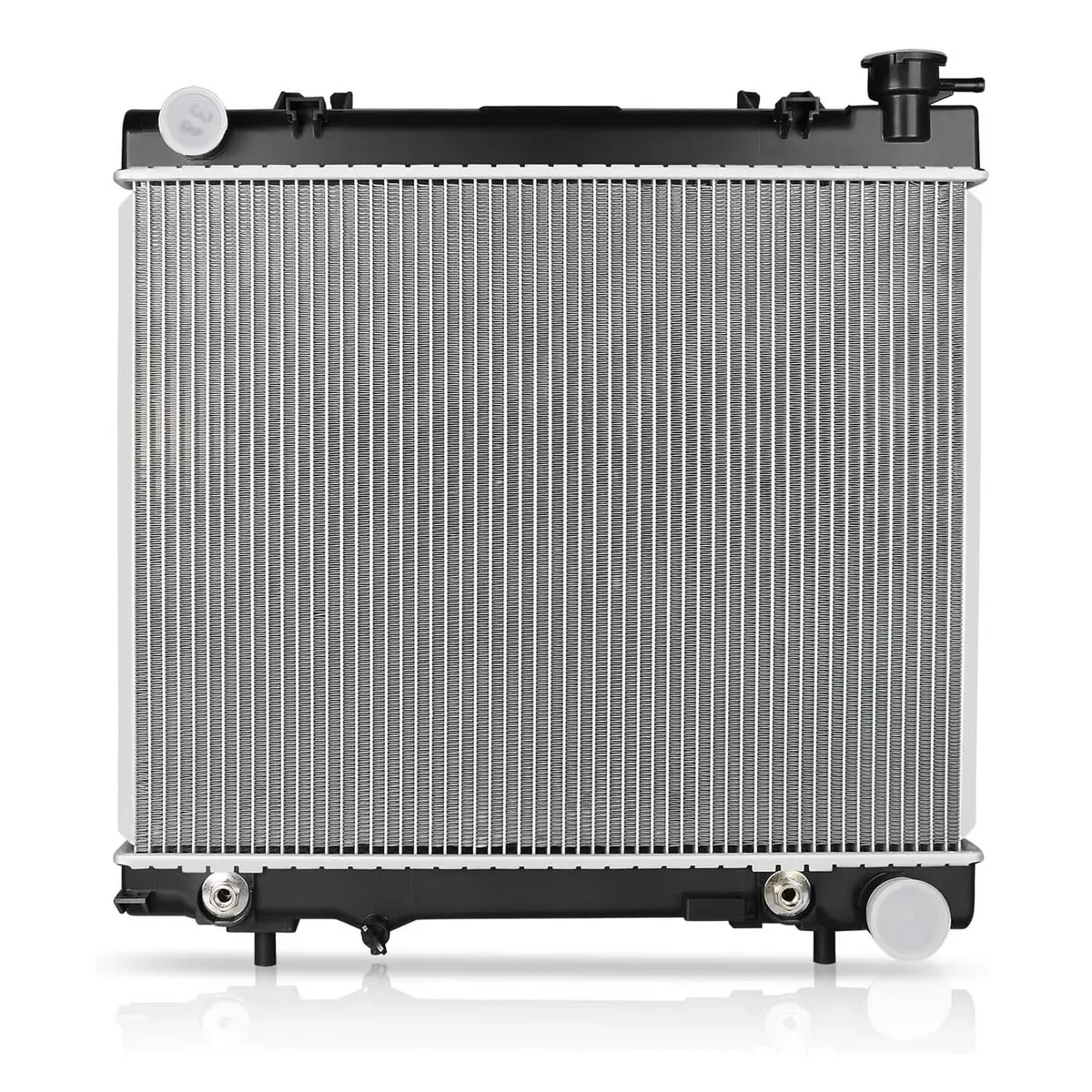 YITAMOTOR Aluminum Radiator - Direct Fit for 05-12 Dakota, 06-09 Raider | 3.7L V6 & 4.7L V8 Engines