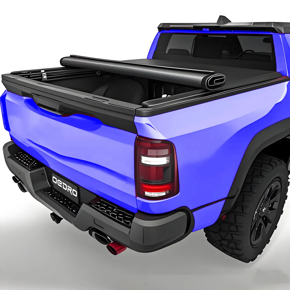 OEDRO 5.5ft Soft Roll Up Truck Bed Tonneau Cover for 2015-2025 Ford F150 F-150 Truck Bed Cover– Durable, Easy to Install