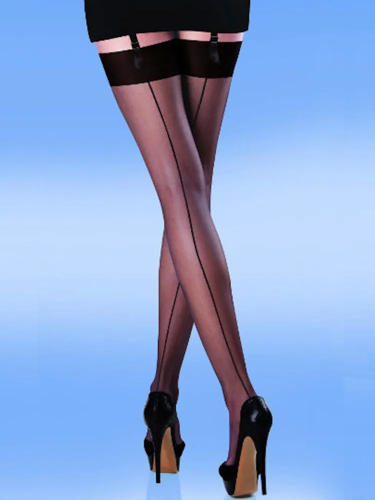 Silky Smooth Knit Seamer Stockings