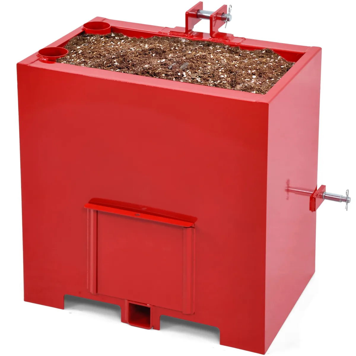 YITAMOTOR® 3 Point Hitch Ballast Box, 800 lbs Tractor Ballast Box with 2'' Quick Hitch Receiver for 3 Point Category 1 Tractors, Loaders and Skid Stee