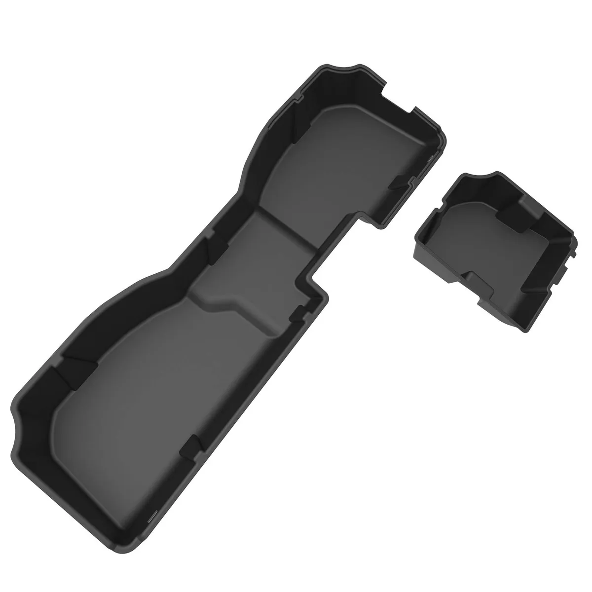 OEDRO 2-in-1 Under Seat Storage Box for 2014-2018 Chevy Silverado/GMC Sierra 1500, 2015-2019 Silverado/Sierra 2500 3500 HD Crew Cab