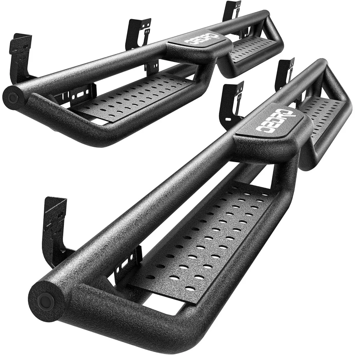 OEDRO Running Boards for 2009-2018 Dodge Ram 1500 Crew Cab, 2019-2024 Dodge Ram 1500 Classic Crew Cab, 2010-2024  Dodge Ram 2500/3500 Side Steps Nerf