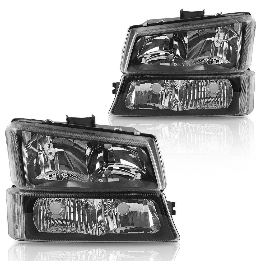 YITAMOTOR® 2003-2006 Chevy Silverado Avalanche Headlight Assembly Headlamps