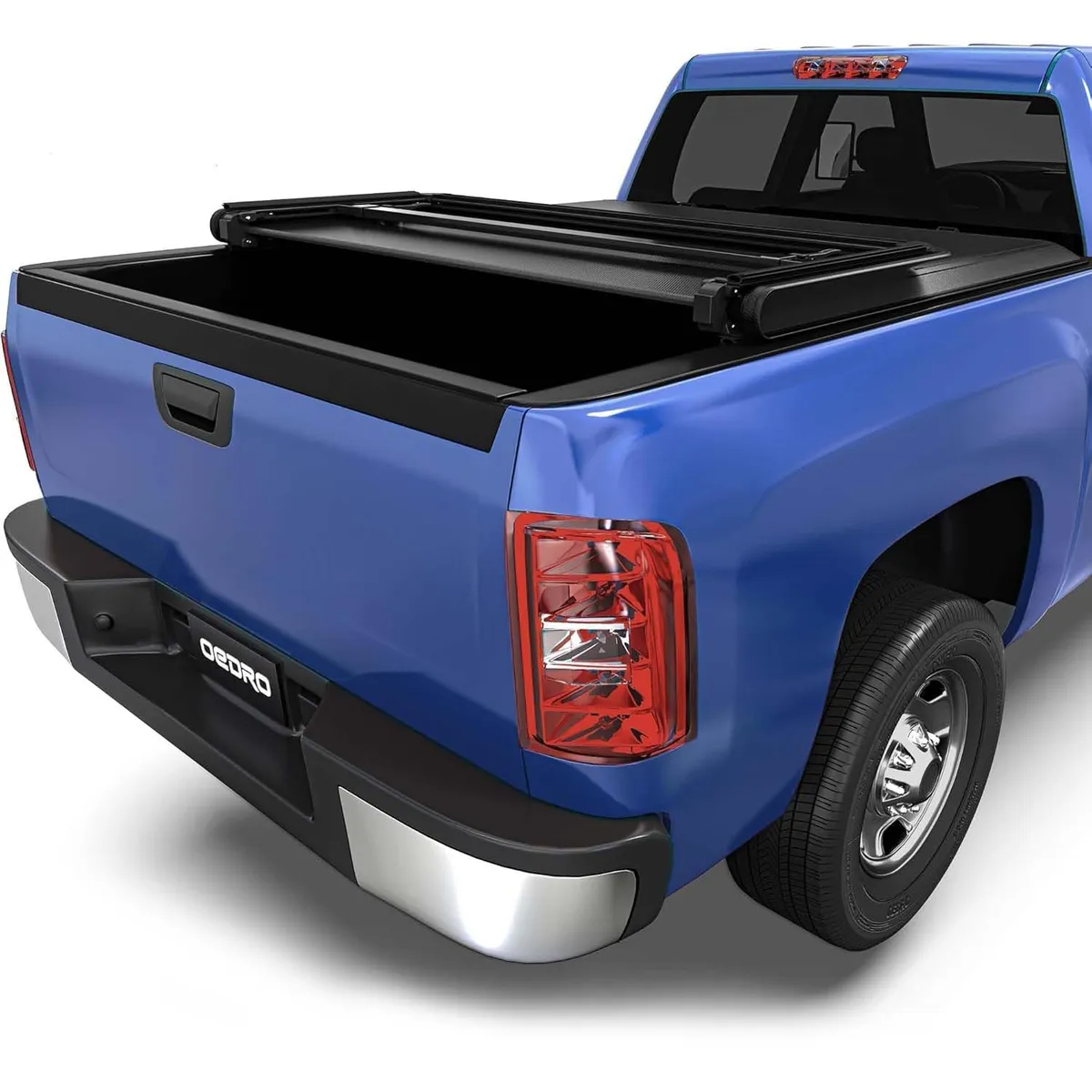 OEDRO 5.8FT Soft Tri-fold Tonneau Cover for 2007-2013 Chevy Silverado/GMC Sierra 1500 (Only fit 5.8ft Crew Cab)