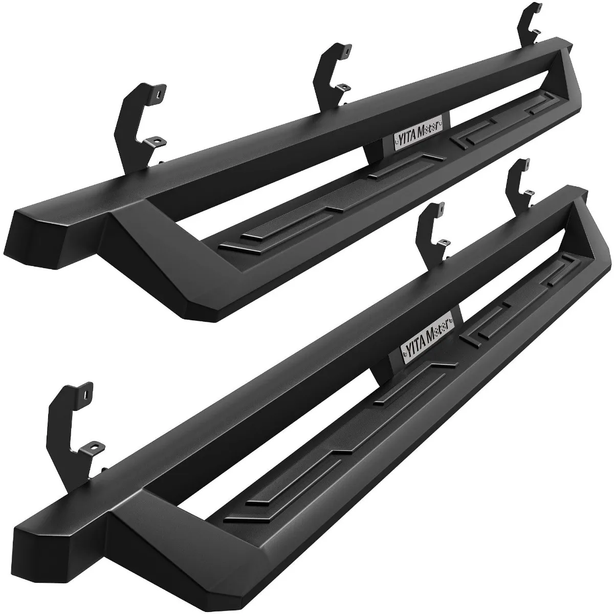 YITAMOTOR® Running Boards for 19-26 Chevy Silverado/GMC Sierra 1500, 20-26 2500HD 3500HD Extended/Double Cab