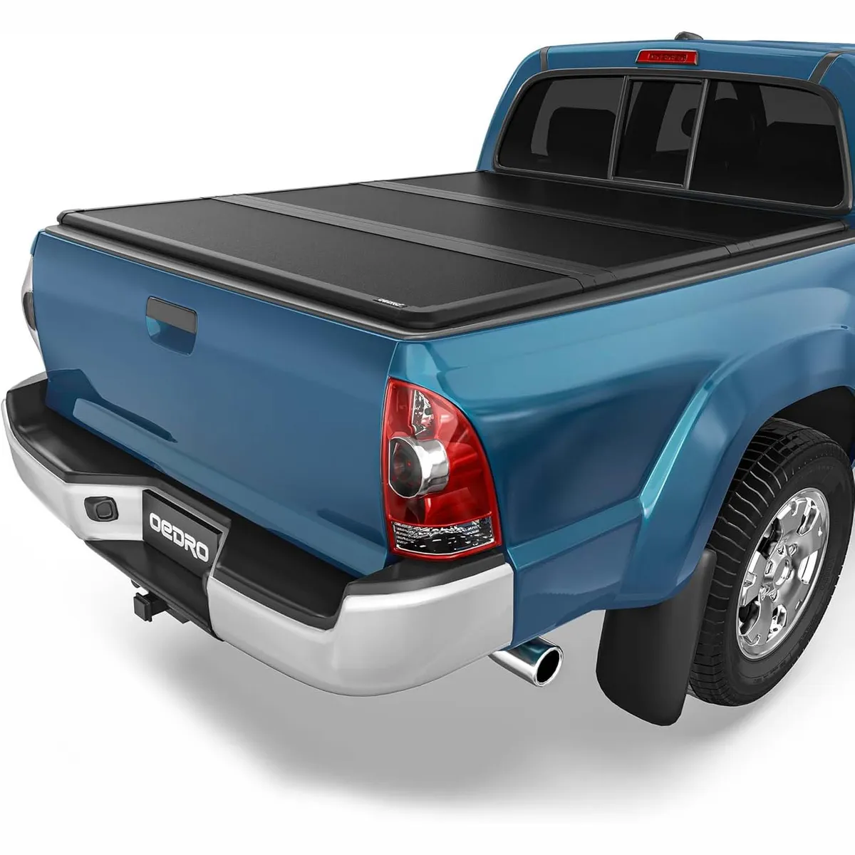 OEDRO Hard Tri-fold 5FT Tonneau Cover Fold Truck Bed Covers Compatible with 2005-2015 Toyota Tacoma (Excl. Trail Edition) with 5 Feet Bed with Tacoma