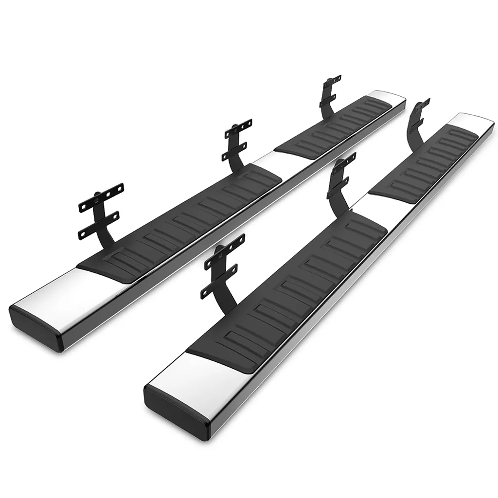 6" Chrome Running Boards for 2019-2026 Dodge Ram 1500 Quad Cab/Extended Cab (New Body Style, Excl. Classic), Nerf Bars Side Steps