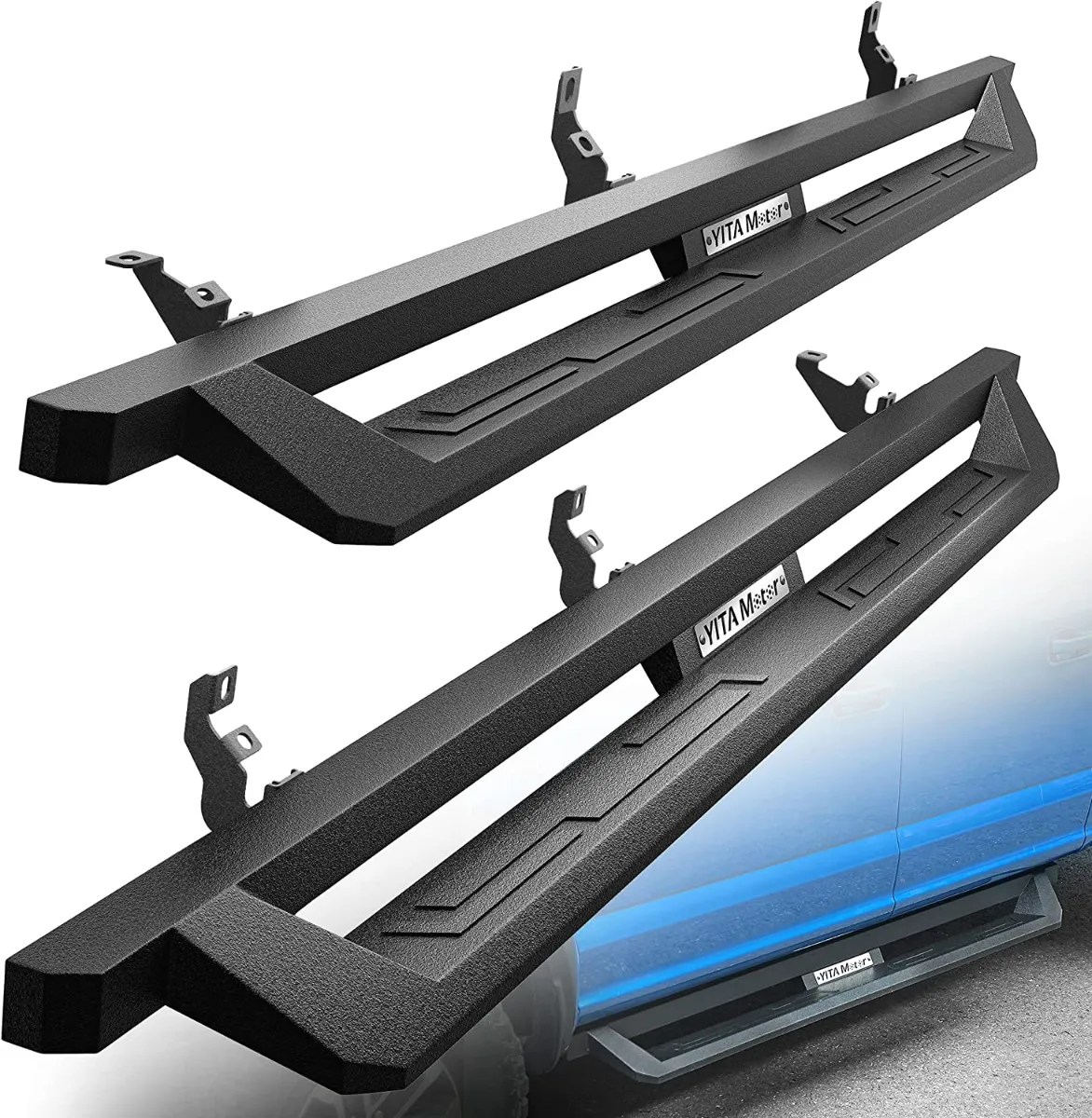 YITAMOTOR® 2021-2024 Ford Bronco 4 Door Running Boards, Off-Road Side Steps