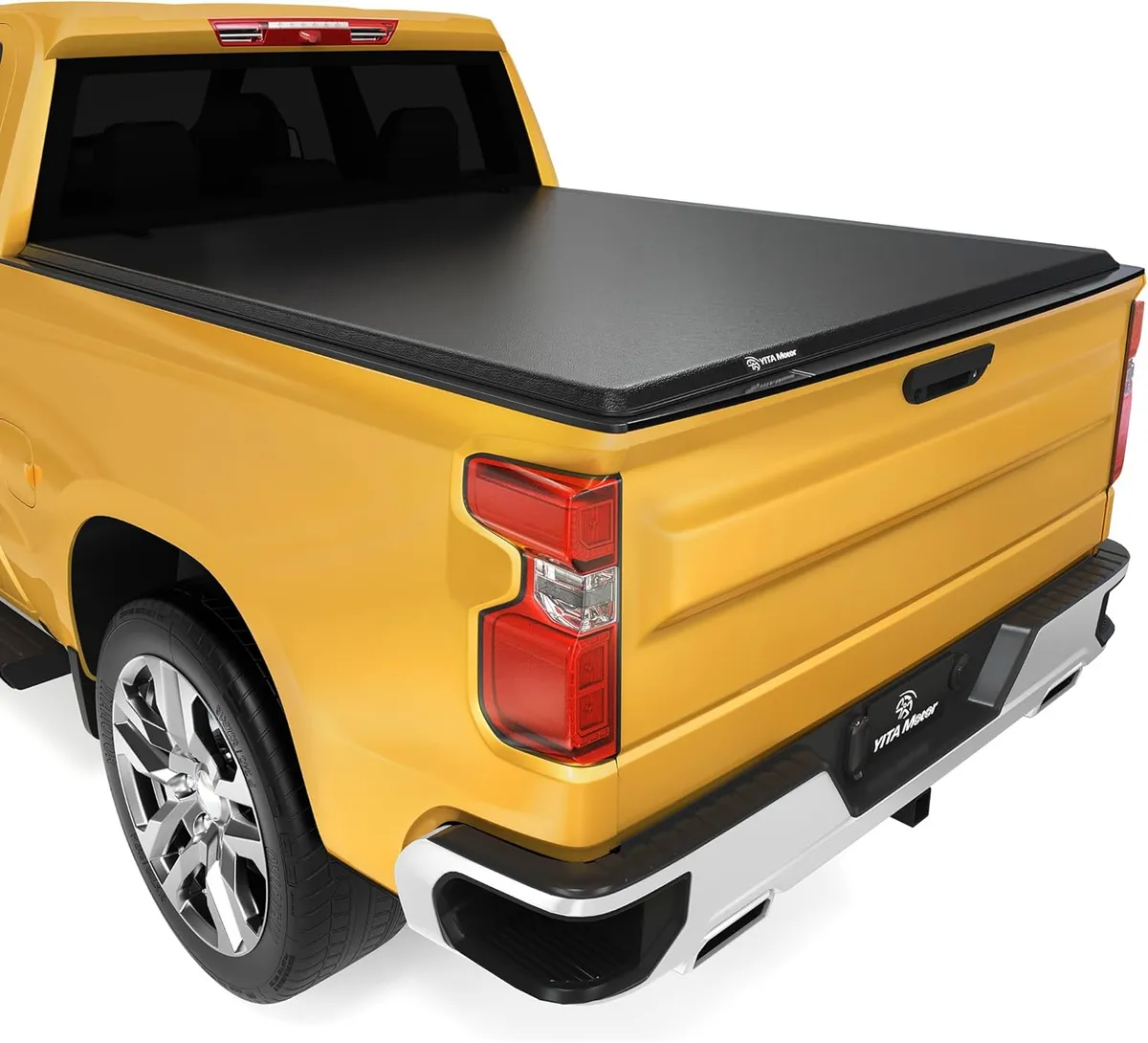 Soft Quad Fold Tonneau Cover for 2007–2026 Silverado/Sierra 1500 | YITAMOTOR
