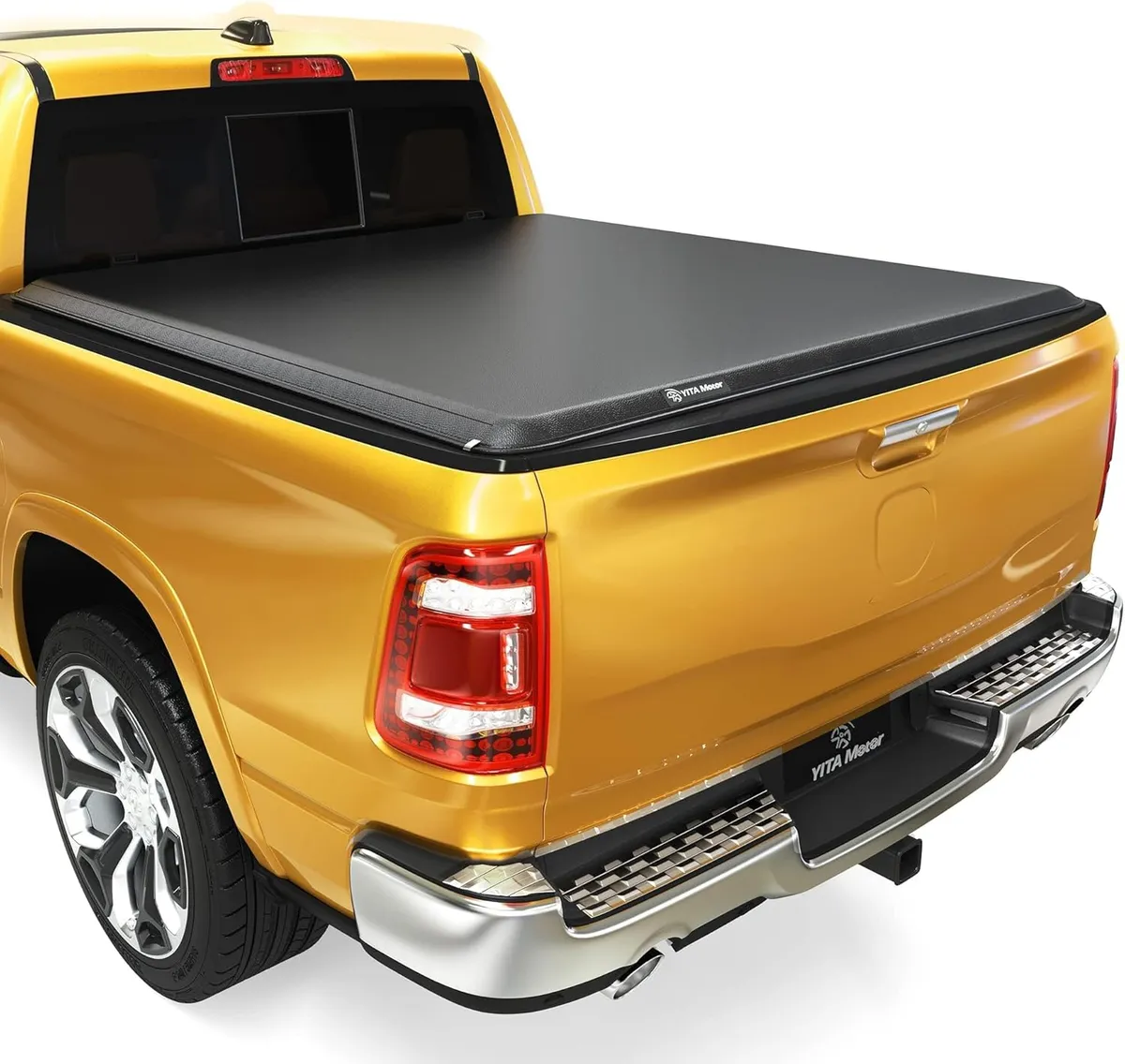 Tonneau Cover for Dodge Ram 1500 2002–2023 & Ram 2500/3500 2003–2025 with 8ft Fleetside Bed, Not Compatible with Rambox