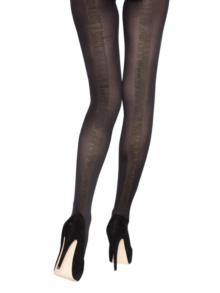Charnos Lurex Backseam Tights