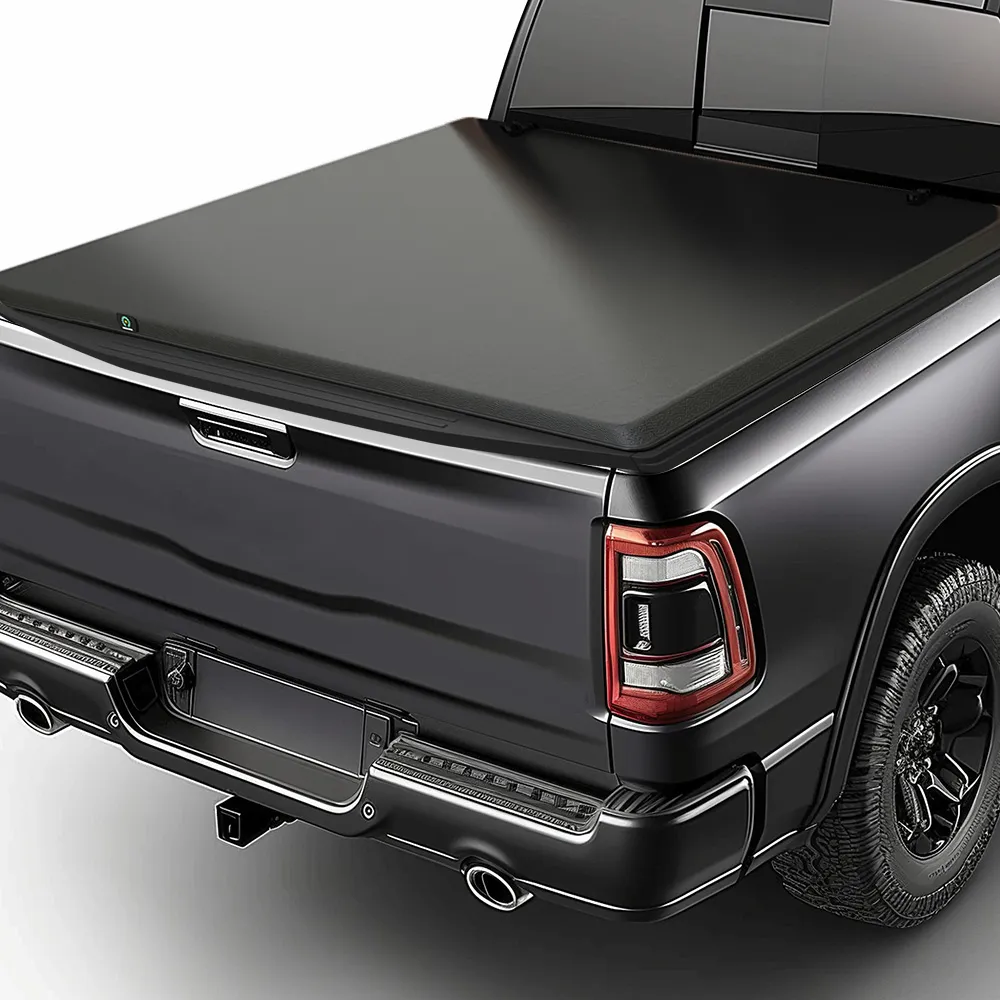 YITAMOTOR® 2009-2026 Dodge Ram 1500(New Body Style)5.7ft Soft Tri-fold Tonneau Cover Without Rambox