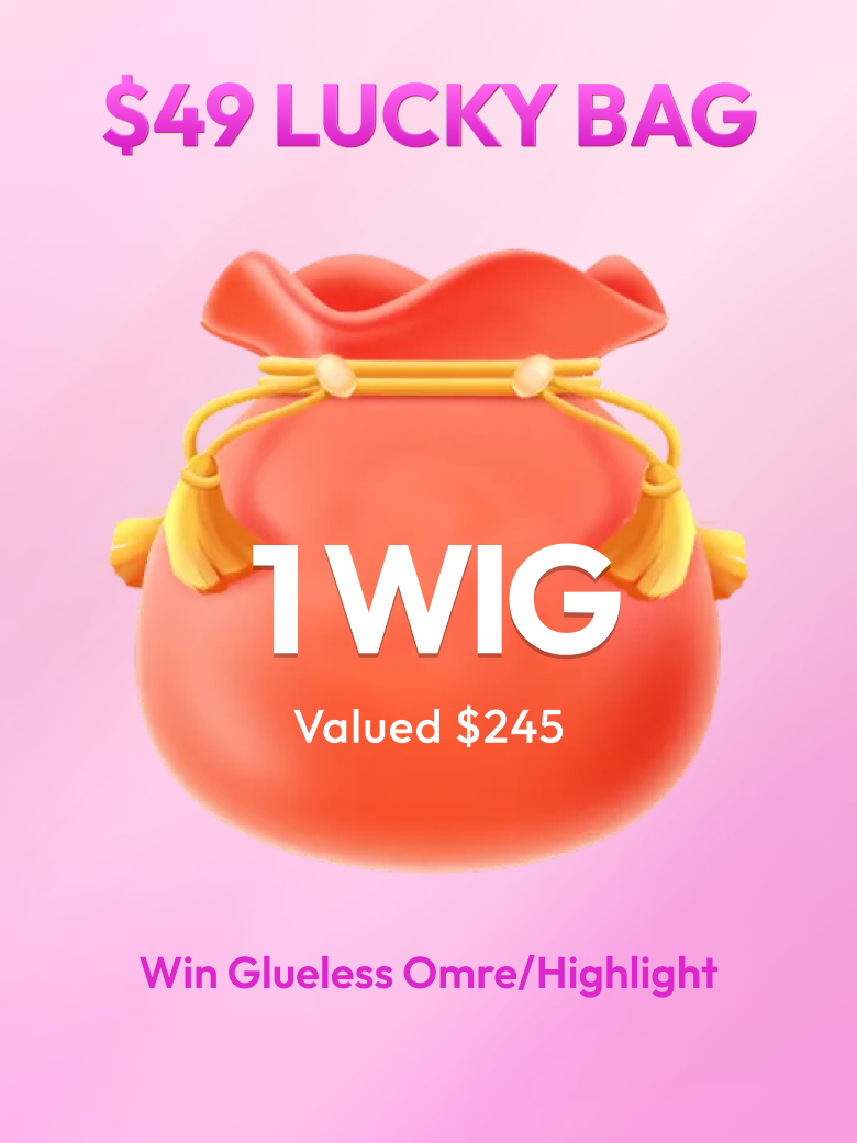 UNICE $49 Lucky Bag Get Hot Glueless Real Scalp Wig Value $159-$245