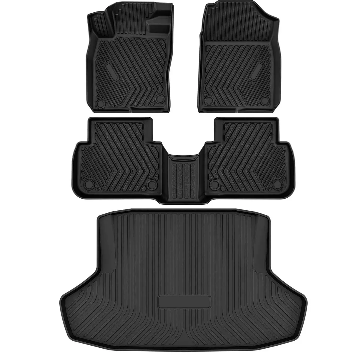 YITAMOTOR All-Weather Floor & Trunk Mats for Honda Civic Sedan (2022-2026) – TPE Liners