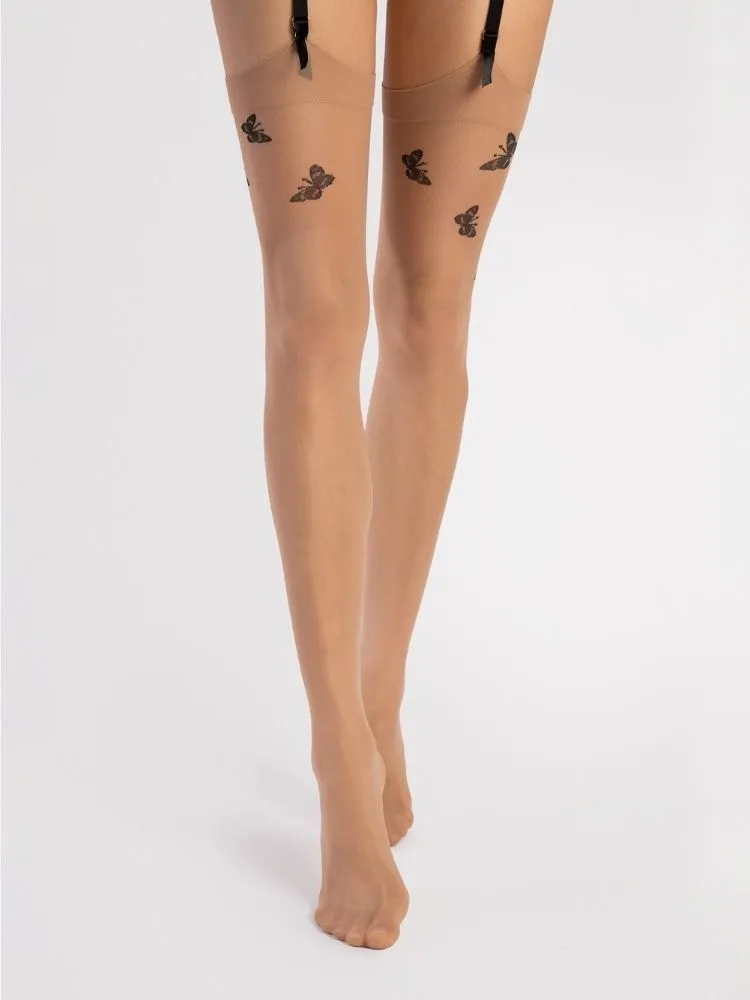 Fiore Farfalle Butterfly Stockings
