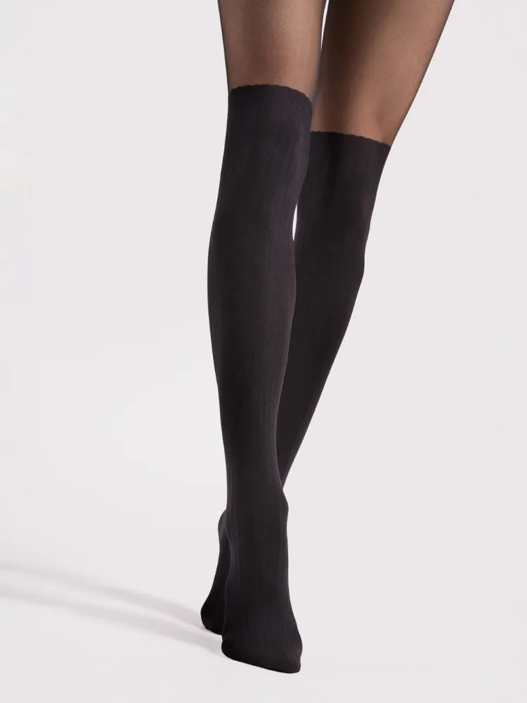 Fiore Eterno Over The Knee Tights