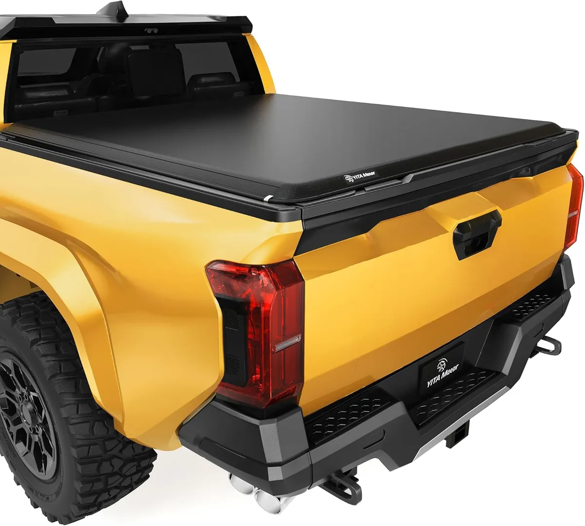 Truck Bed Roll-Up Cover for Toyota Tacoma 2024–2026, 5' Bed w/ Deck Rail – YITAMOTOR (Excludes Trail Edition)