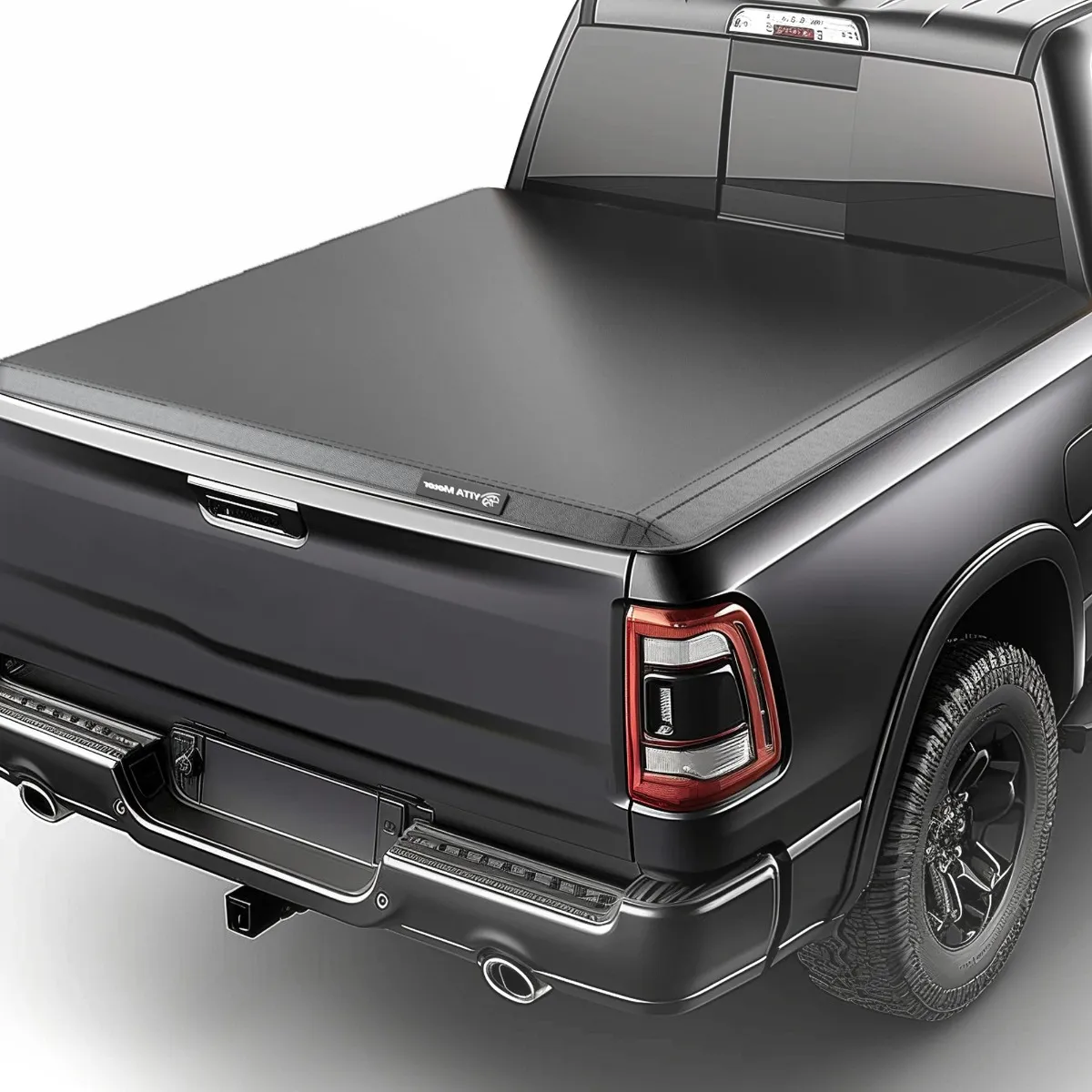 YITAMOTOR® Soft Quad Fold 09-26 Ram 1500 Classic/New body, Fleetside 5.7 ft Bed Without Rambox Truck Bed Tonneau Cover