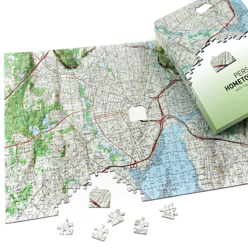 Personalized Street Map Puzzle
