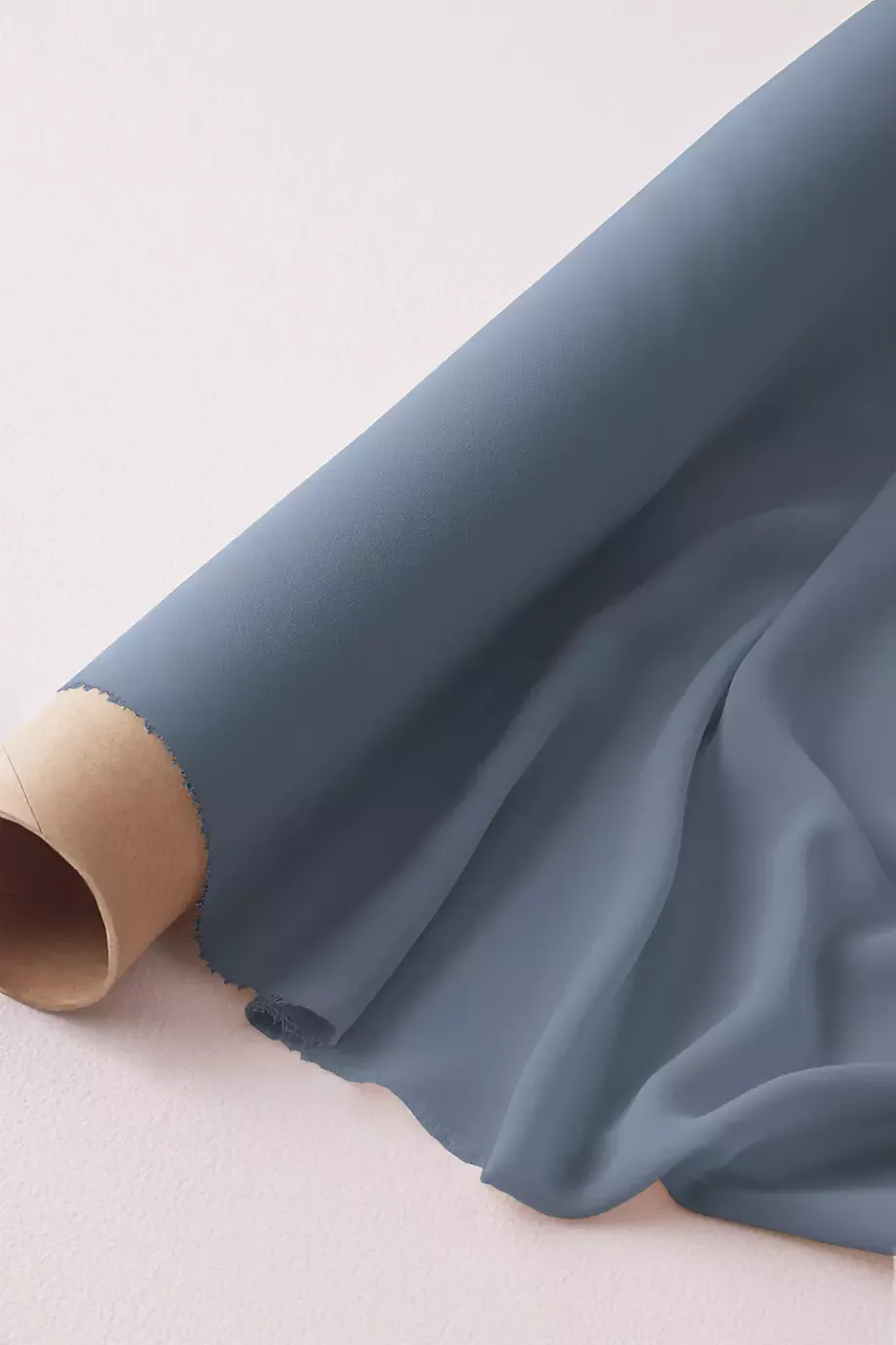 Sheer Chiffon Fabric By The Yard in Steel Blue Size: 5YD David's Bridal