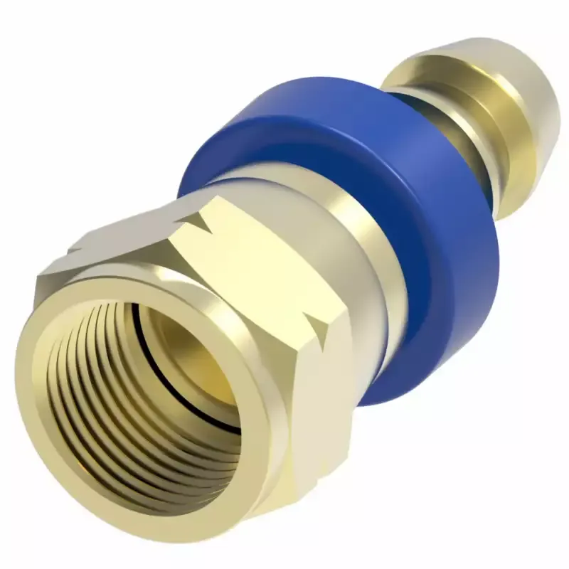 Weatherhead By Danfoss 100 B Series Field Attachable Hose Fittings Sae 45 Flare Female Swivel 5/8 In Sae 45 6