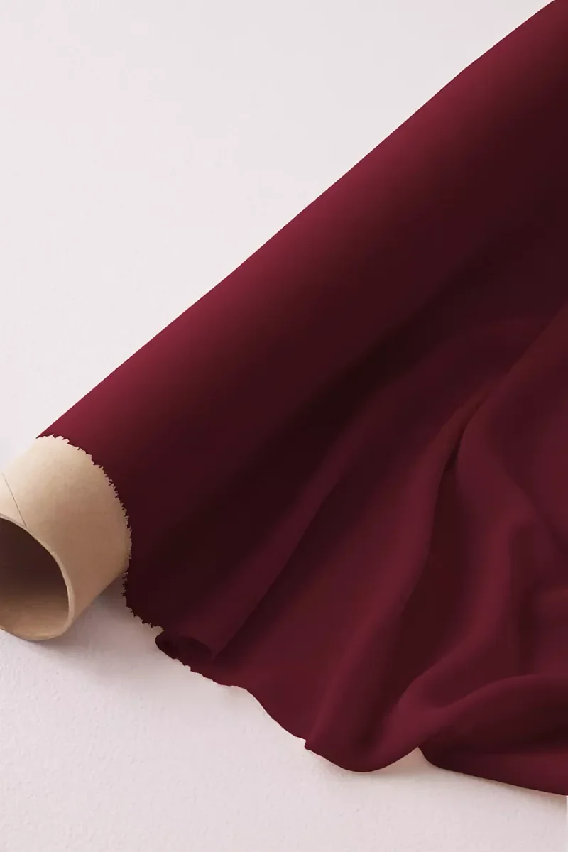 Sheer Chiffon Fabric By The Yard in Wine Size: 2YD David's Bridal