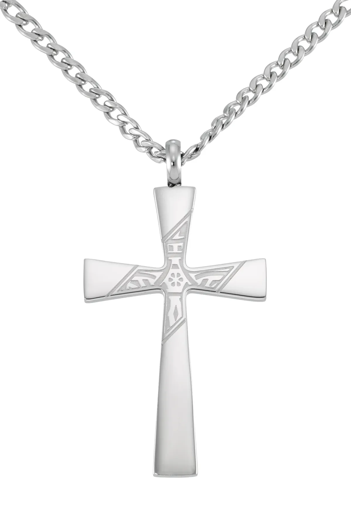 Men's Stainless Steel Cross Pendant