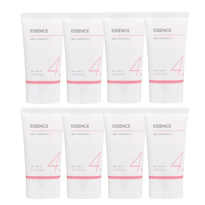 MISSHA All Around Safe Block Essence Sun SPF45 PA+++ - 50ml (8ea) Set (New)
