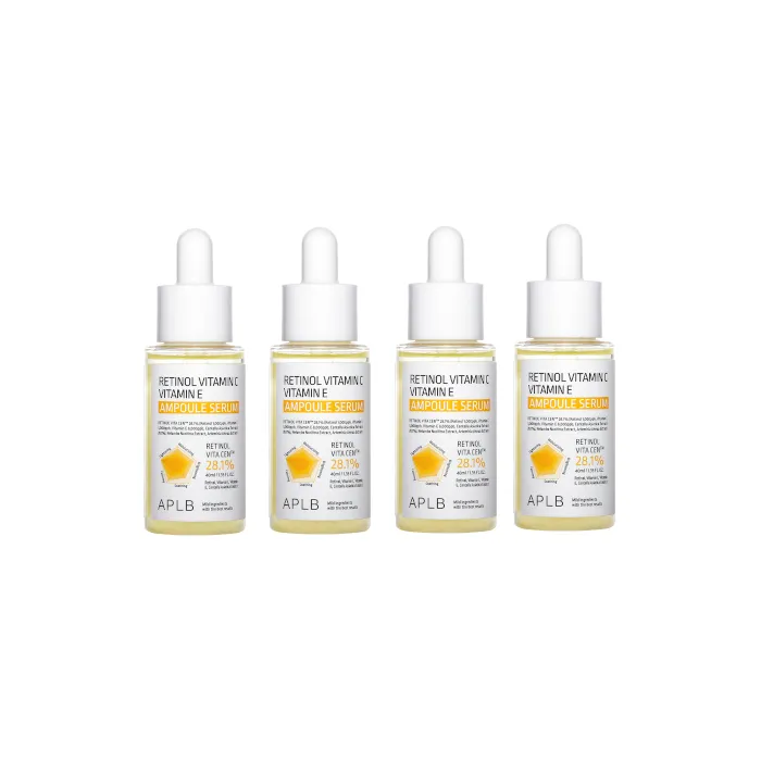 APLB - Retinol Vitamin C Vitamin E Ampoule Serum - 40ml (4ea) Set