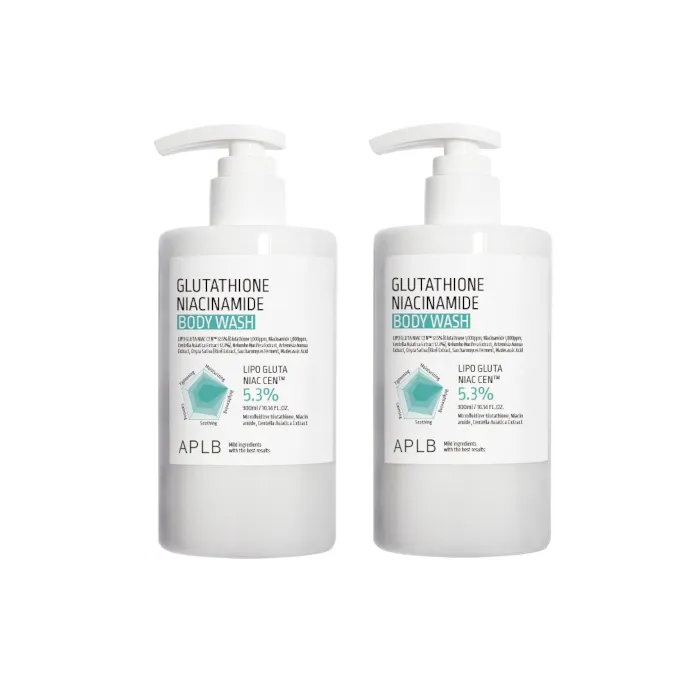 APLB - Glutathione Niacinamide Body Wash - 300ml (2ea) Set