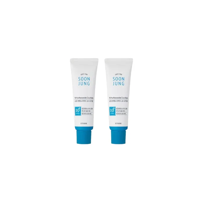 ETUDE - Soon Jung 10-Panthensoside Cica Balm - 50ml (2ea) Set
