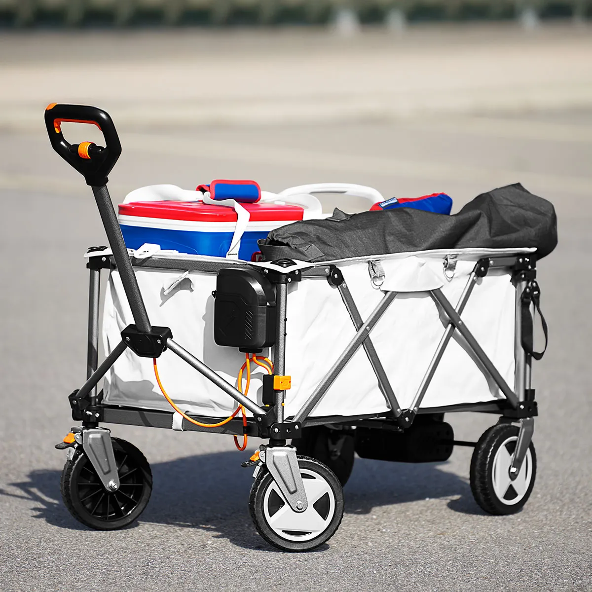 Electric Pull-Assist Utility Wagon