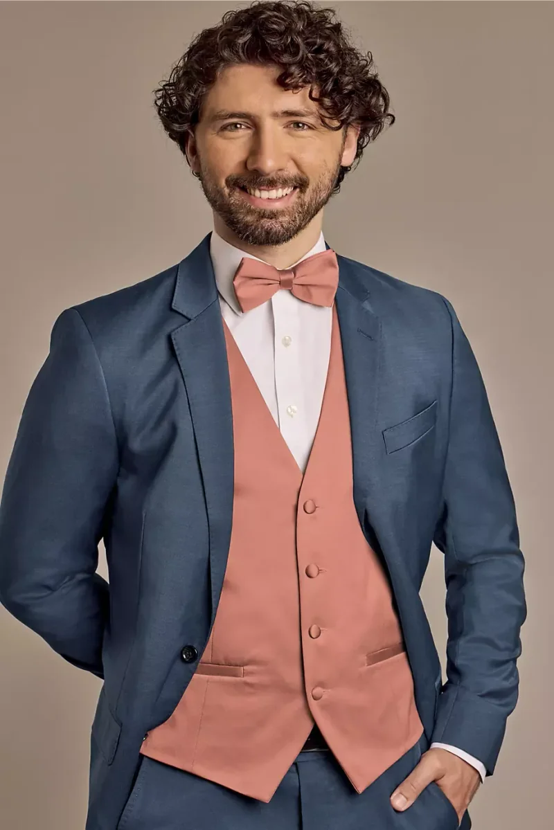 DB Studio Mens Vest in Desert Coral Size: 5XL David's Bridal