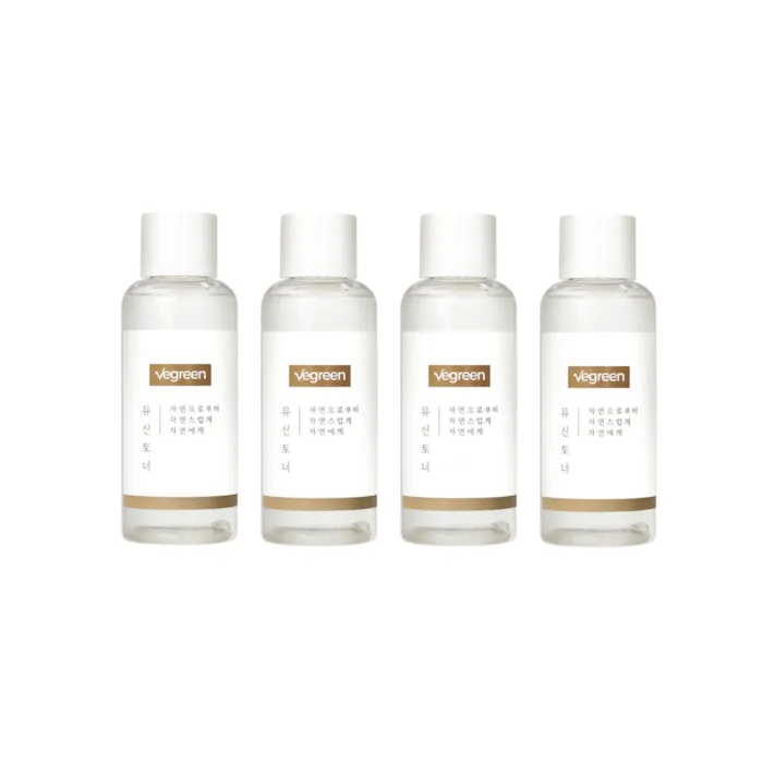 VEGREEN - Alcohol-Free Nature Mucin Essence Toner - 150ml (4ea) Set